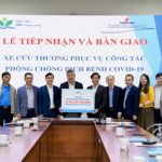 Tập đoàn Dầu khí Việt Nam trao tặng xe cứu thương cho Bệnh viện Nhi Trung ương phục vụ công tác phòng, chống dịch Covid-19